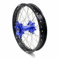 【2025】 Off Road Dirt Bike Motorcycle Enduro Wheels Rims Set Fit for YAMAHA WR250R 2007-2022 Blue Hub Black Rim