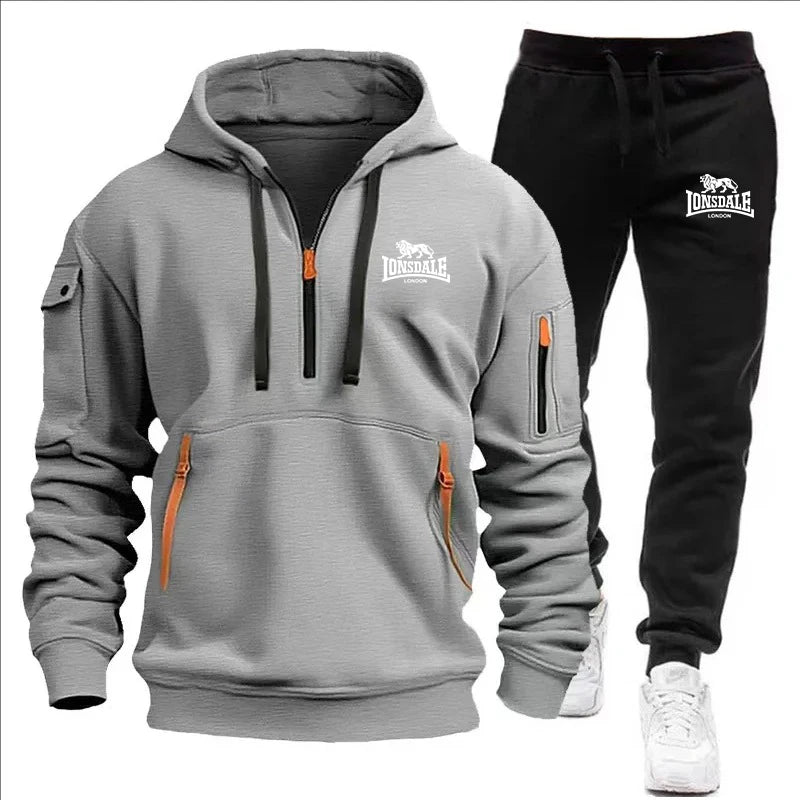 2024 Sports Tracksuit Jogging Men's Clothing Casual Sweatshirt Suit Sweatshirts for Men Daily Tricolor Hoodies Hot High Quality