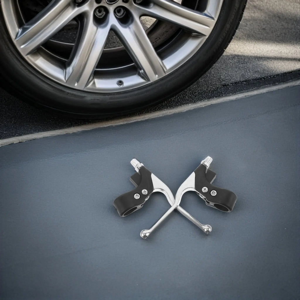 1Pair Alloy Brake Clutch Lever Set for Mini Motorcycle Atv Dirt Bike Pit Bike 47Cc 49Cc Off-Road Handlebar Lever Rear Front 22Mm