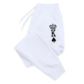 King Printing Mens Sweatpants Fashion Casual Pants Outdoors Sports Jogging Man Trousers Daily Running Pants Fitness Sportswear