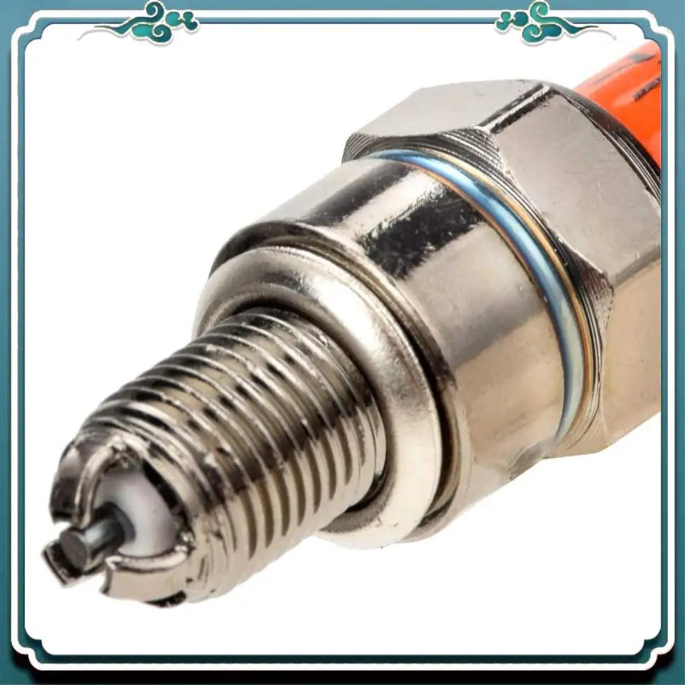 Premium Motorcycle Spark Plug A7TJC Modification GY6 50Cc 70Cc 90Cc 110Cc 125Cc ATV Dirtbike 50 125 150Cc 3 Electrode Spark Plug
