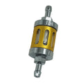 Universal Motorcycle Petrol Oil Fuel Filter Good Filtering Effect Reusable for ATV Dirt Pit Off Road Bike Motocross CNC Aluminum