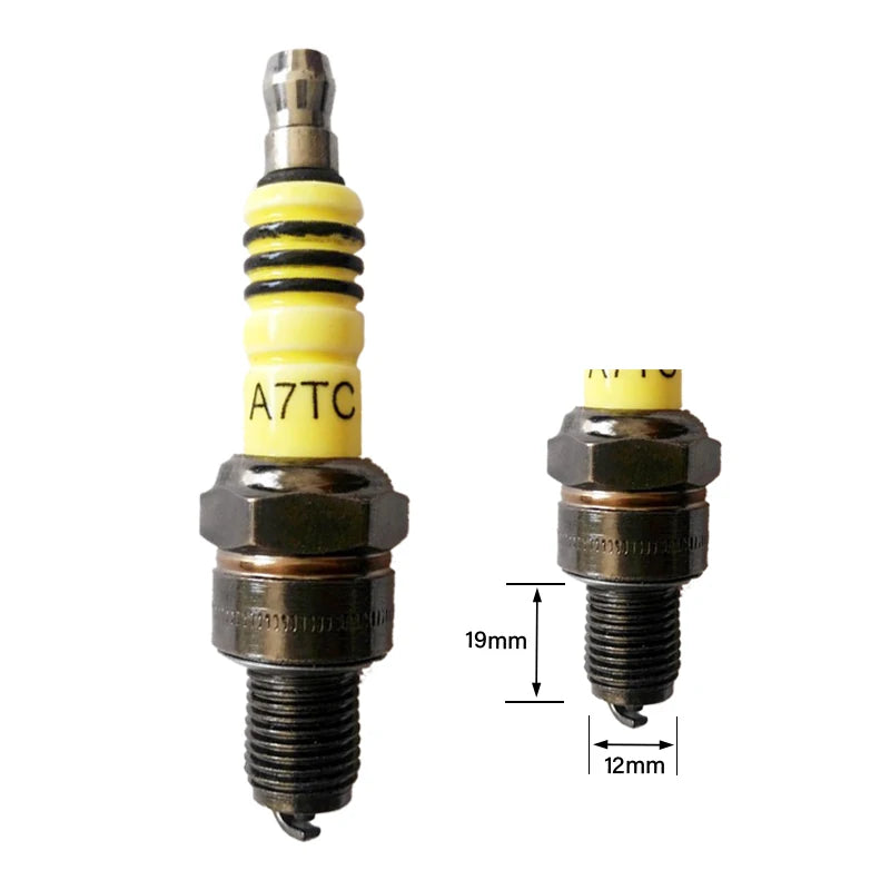 Motocycle A7TC/D8TC Standard Spark Plug For 125cc 150cc 200cc 250cc Scooter Modification Pit Dirt Bike ATV Quad Motard Moped