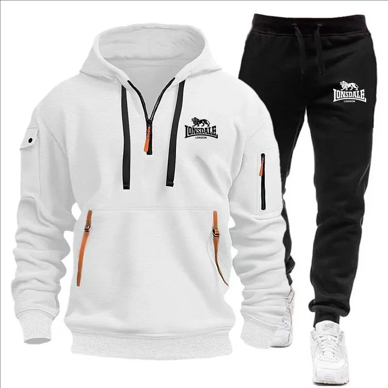 2024 Sports Tracksuit Jogging Men's Clothing Casual Sweatshirt Suit Sweatshirts for Men Daily Tricolor Hoodies Hot High Quality