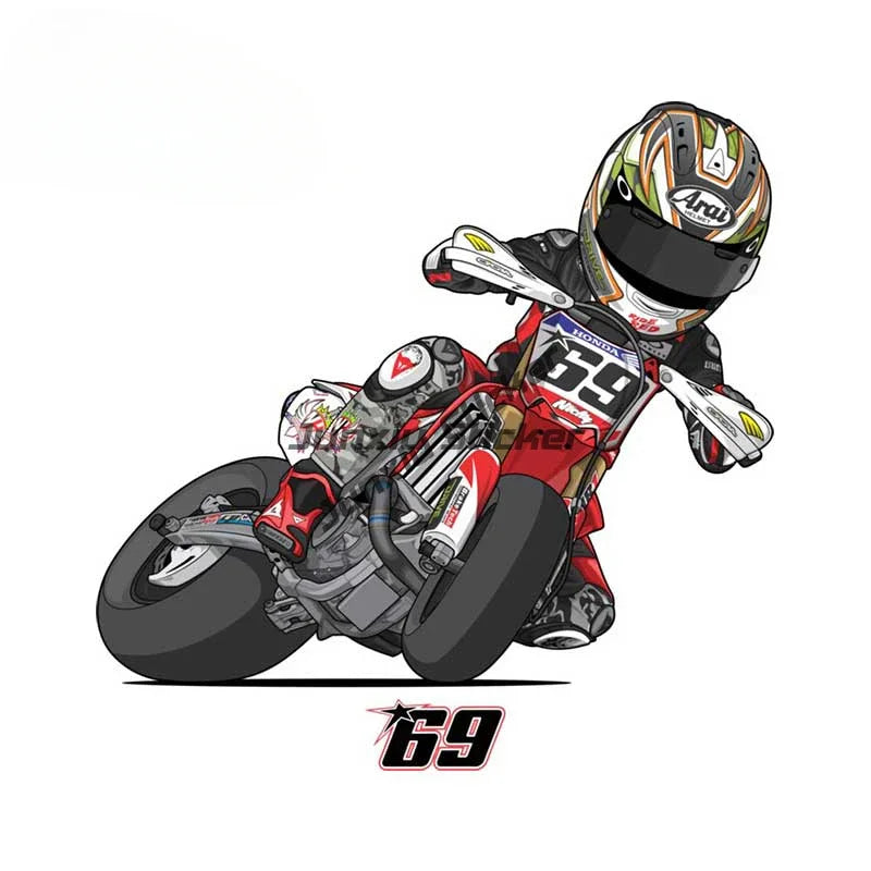 Motocross Vinyl Wall Decal Motorcycle Autobike Wall Art Home Decals Living Room Decoration Dirt Bike Sport