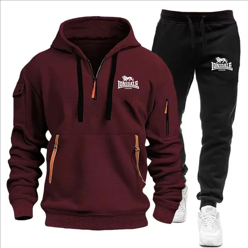 2024 Sports Tracksuit Jogging Men's Clothing Casual Sweatshirt Suit Sweatshirts for Men Daily Tricolor Hoodies Hot High Quality
