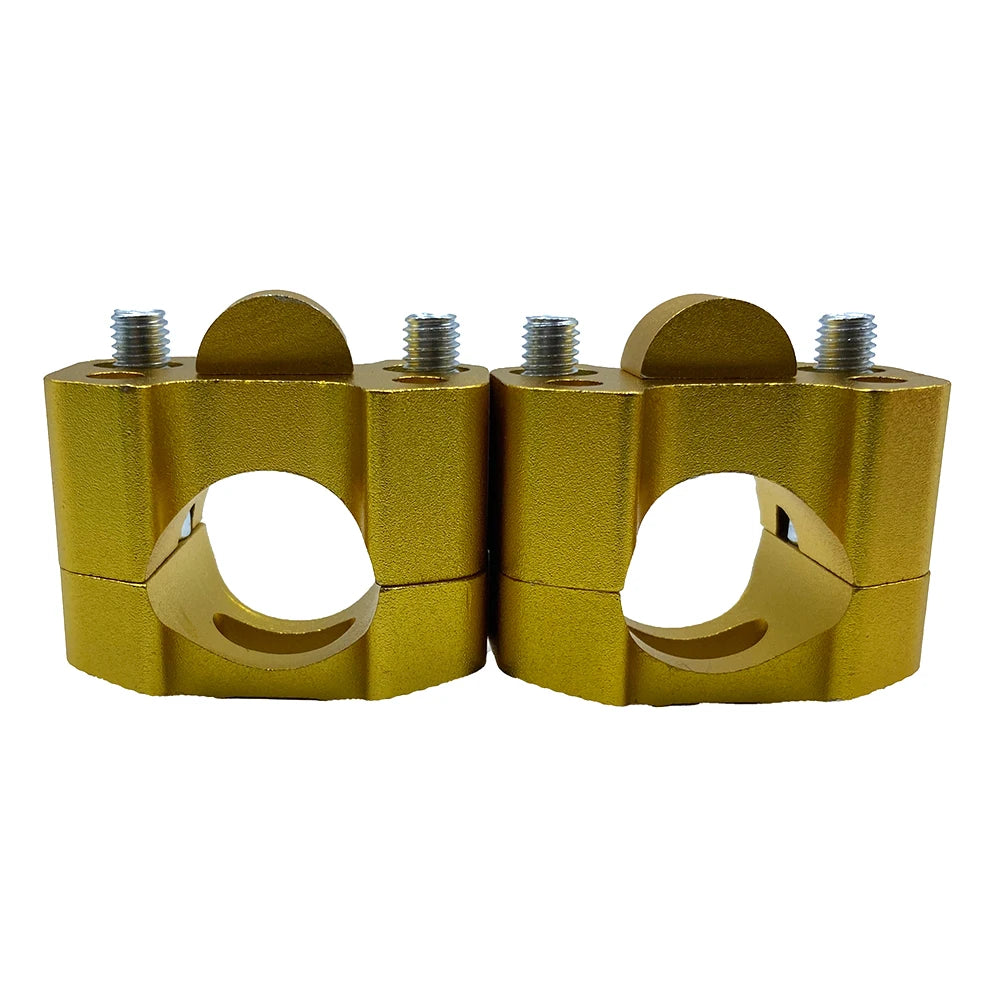 1 Pair 22mm 28mm Universal Off Road Motorbike Bar Clamps Handlebar Risers Adapter For 7/8" 1-1/8 Pit Dirt Bike Motorcycle Enduro