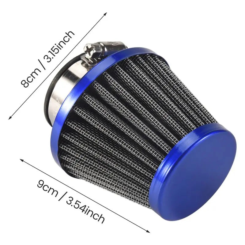 AC34-38Mm Air Filter Intake Induction Kit Universal For Off-Road Motorcycle ATV Quad Dirt Pit Bike Mushroom Head Air Filter Clea