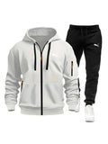 Men's Clothing Casual Sweatshirt Suit Sweatshirts for Men Daily Zipper Hoodies Hot High Quality 2026 Sports Tracksuit Jogging