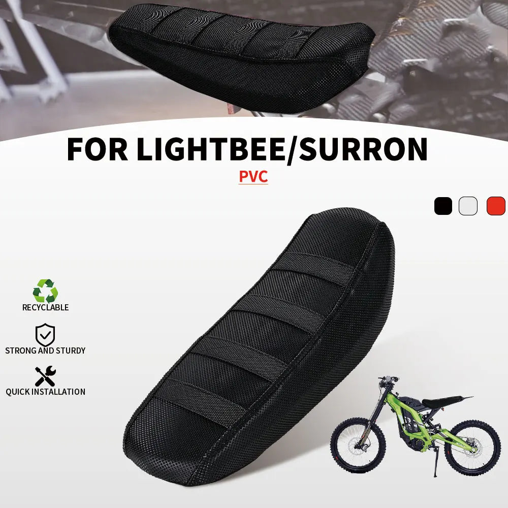 Motorcycles Seat Cover For Surron Lightbee S X X160 X260 Electric Dirt Bike Off-Road Accessories Motor Cushion Protector PVC