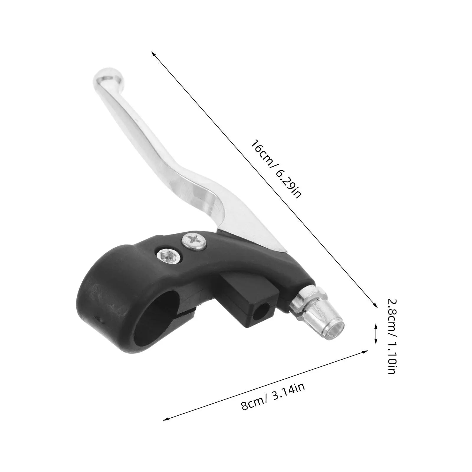 1Pair Alloy Brake Clutch Lever Set for Mini Motorcycle Atv Dirt Bike Pit Bike 47Cc 49Cc Off-Road Handlebar Lever Rear Front 22Mm