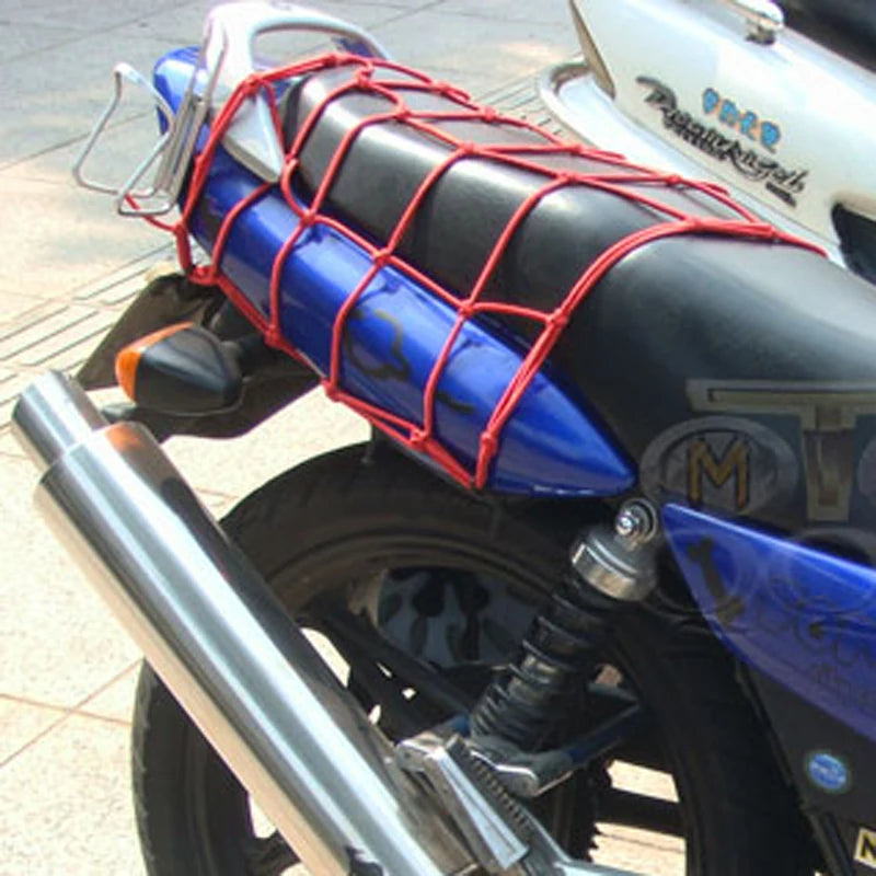 Motorcycle Luggage Net Motorbike Fuel Tank Mesh Motocross Elastic Net Bag Bag Dirt Bike Bicycle Moto Network Rope for Lashing