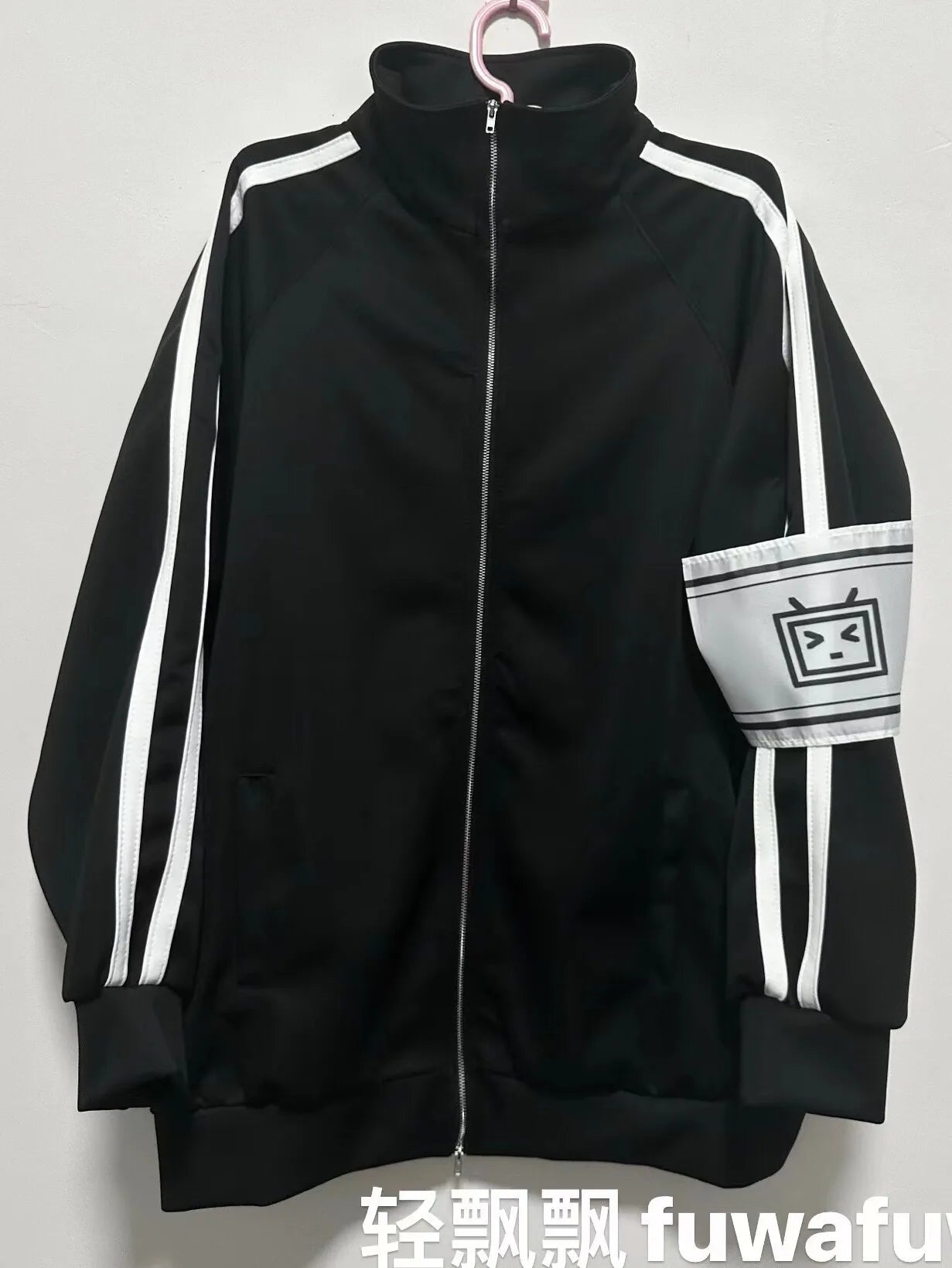Japanese Students Daily Leisure Loose Sports Jacket Trousers Women's Subculture Y2k Black and White Sweet Spring Sweet Suit