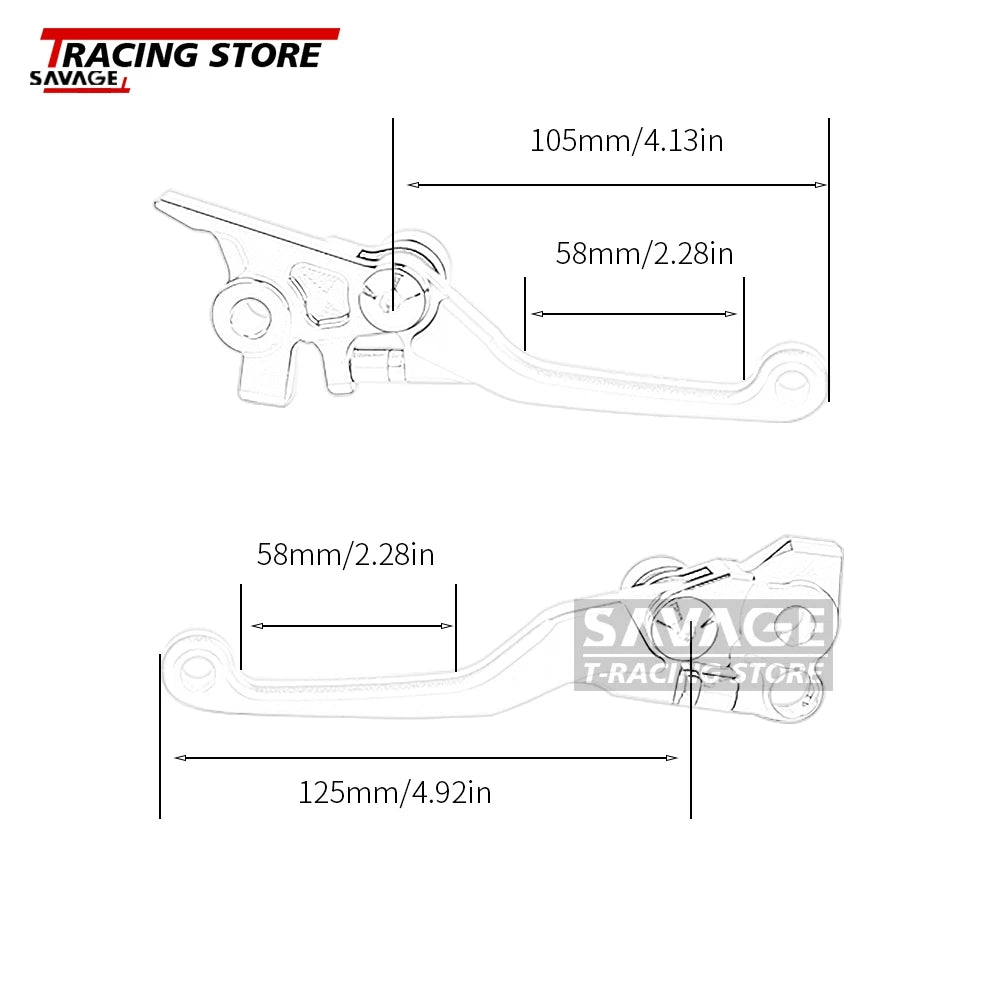 2026 For Kawasaki KX450 KX450X Motorcycle CNC Pivot Dirt Bike Brake Clutch Levers KX 450 450X Off-Road Hand Control Lever Kit
