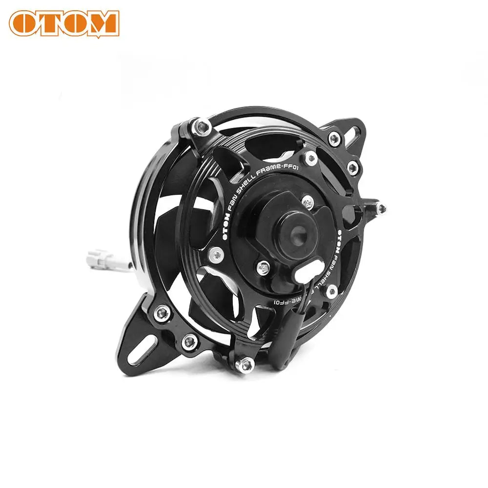 OTOM 200cc 250cc 300cc Motorcycle Cooling Fan 120mm Dirt Pit Bike Motocross ATV Quad Oil Cooler Water Radiator Electric 12V