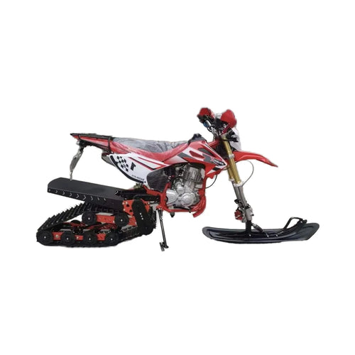 250cc Adult-Used Off-Road Motorcycles Big Size Brushless Snowmobile & Dirt Bike with Rubber Tracks for Snow & Dirt Riding