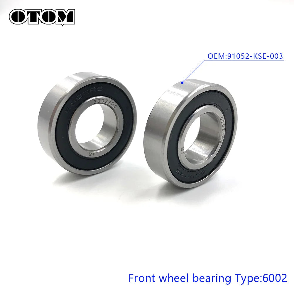 OTOM Motorcycle Front Rear Wheel Hub Oil Seal Bearing Set For HONDA CRF CRF150R CRF150RB CRF250RL Dirt Pit Bike Motocross Parts
