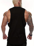Men's casual patterned printed stylish elastic comfortable vest for summer, large size, loose fit