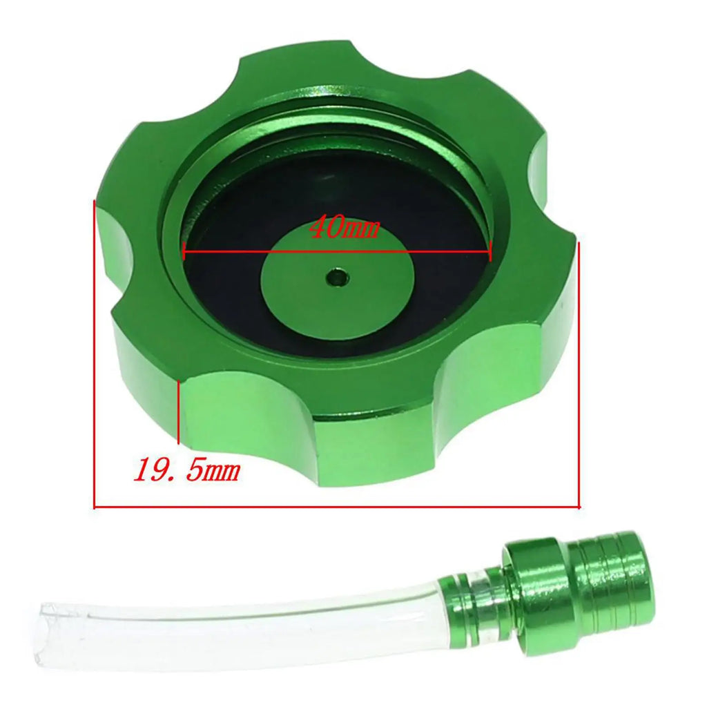 CNC Aluminum Gas Fuel Tank Caps Dirt Bike Accessories Shifter Parts Vent Hose for ATV 110cc 125cc 140cc