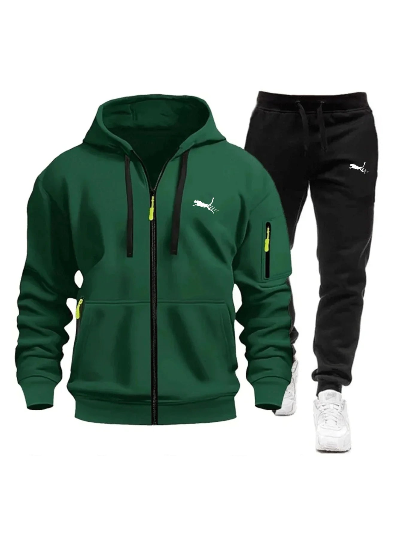 Men's Clothing Casual Sweatshirt Suit Sweatshirts for Men Daily Zipper Hoodies Hot High Quality 2026 Sports Tracksuit Jogging