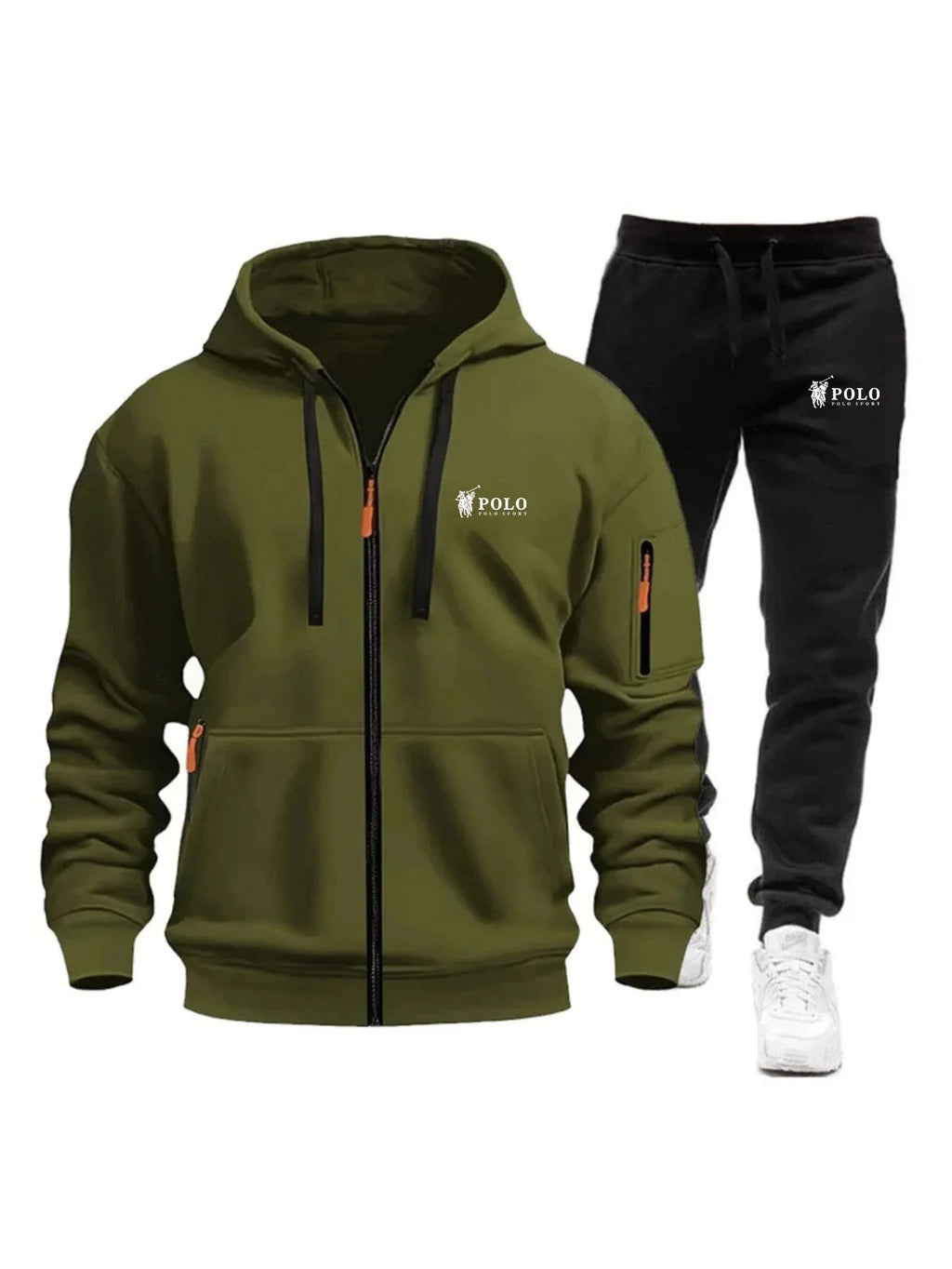 Zipper Sweatshirt Suit Sweatshirts for Men Daily Casual Hoodies Pants High Quality 2026 Sports Tracksuit Jogging Men's Clothing