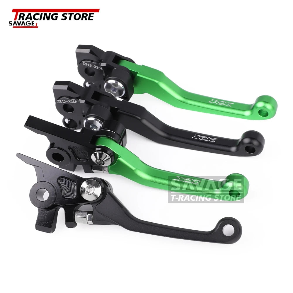 2026 For Kawasaki KX450 KX450X Motorcycle CNC Pivot Dirt Bike Brake Clutch Levers KX 450 450X Off-Road Hand Control Lever Kit