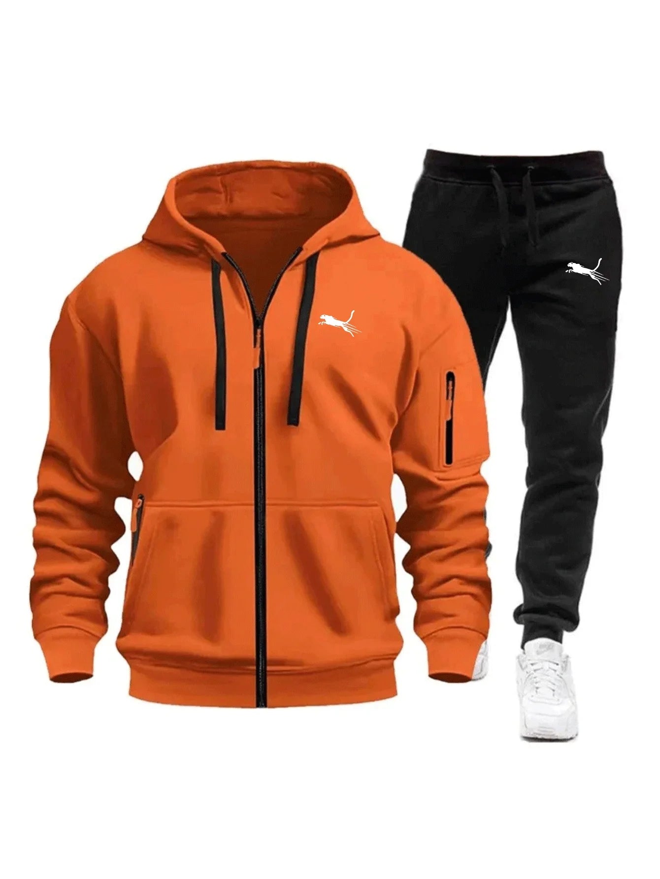 Men's Clothing Casual Sweatshirt Suit Sweatshirts for Men Daily Zipper Hoodies Hot High Quality 2026 Sports Tracksuit Jogging