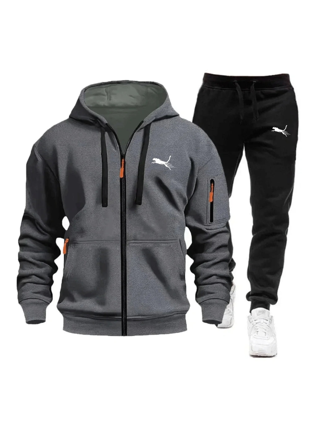 Men's Clothing Casual Sweatshirt Suit Sweatshirts for Men Daily Zipper Hoodies Hot High Quality 2026 Sports Tracksuit Jogging