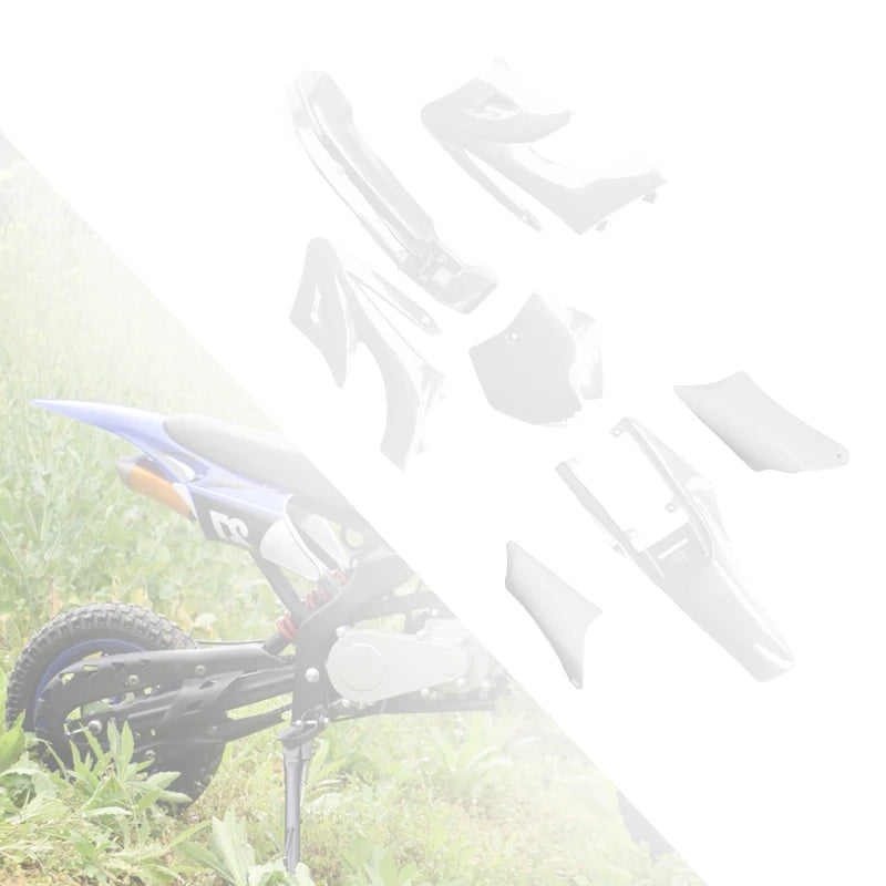 LINGQI RACING Motorcycle Plastic Cover Fairing Kits Mudguard Fenders For Small Apollo Mini Pit Dirt Bike Off Road Spare Parts