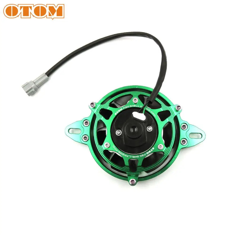 OTOM 200cc 250cc 300cc Motorcycle Cooling Fan 120mm Dirt Pit Bike Motocross ATV Quad Oil Cooler Water Radiator Electric 12V