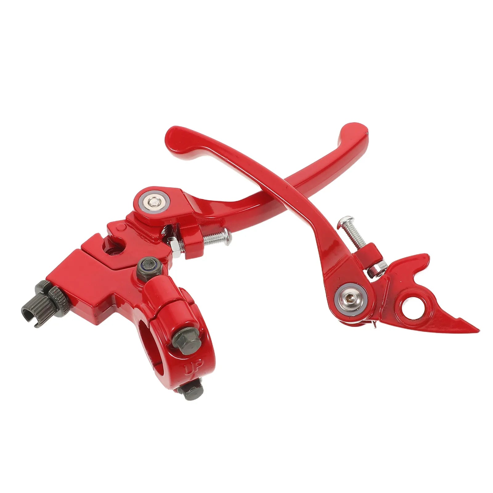 2pcs Pit Bike Brake Lever 7/8" Handlebar Clutch Brake Handle Spring Loaded For Mini Motorcycle Atv Off-Road Dirt Bikes