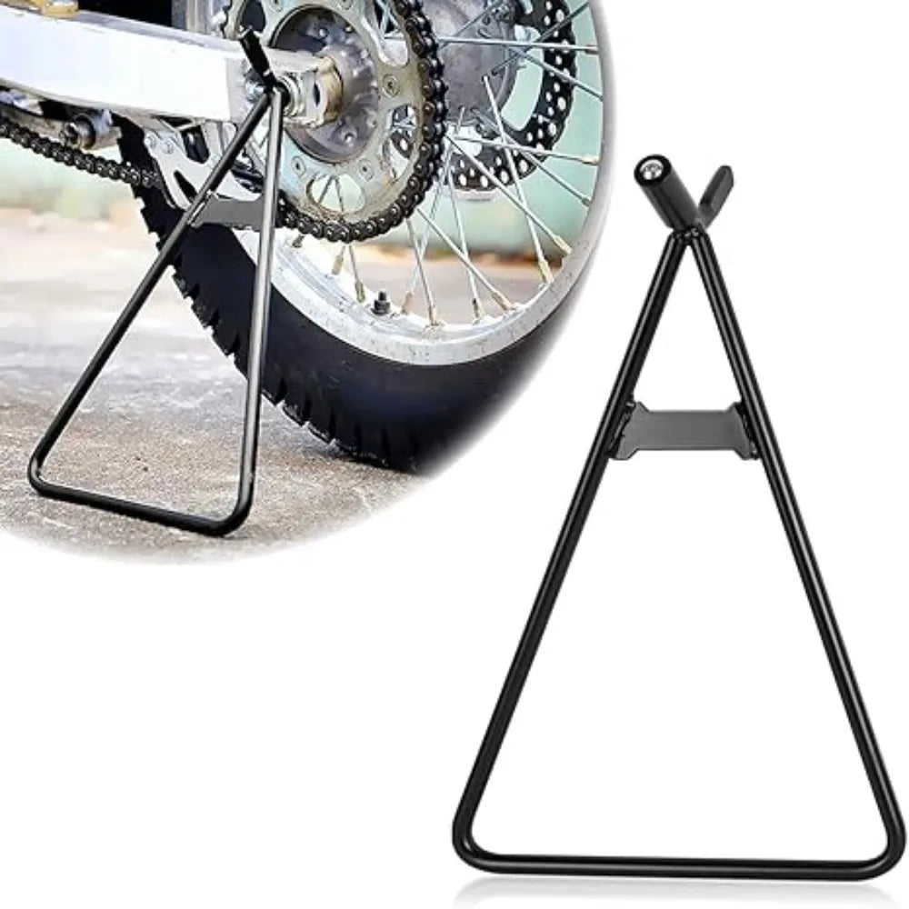 Universal Triangle Stand 80-500cc A Stand Motorcycle Triangle Stand for Dirt Bike Motocross Enduro Black Accessories