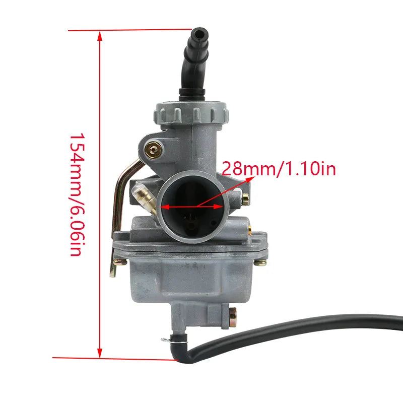 20mm Carb Motorcycle PZ20 Carburetor For 70cc 90cc 100cc 110cc 125cc Motorcycle Dirt Bike ATV Quad motorcycle accessories