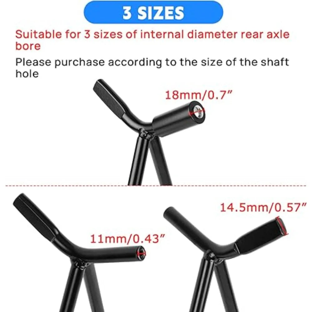 Universal Triangle Stand 80-500cc A Stand Motorcycle Triangle Stand for Dirt Bike Motocross Enduro Black Accessories