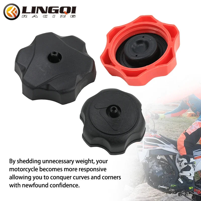 LESQUE Pit Dirt Bike Fuel Gas Tank Cap Lid Cover For Motocross ATV Off Road Vehicle Enduro Universal Motorcycle Accessories