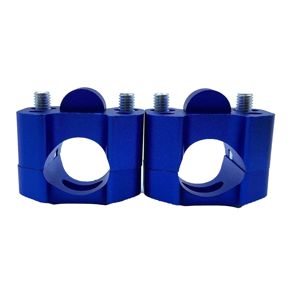 1 Pair 22mm 28mm Universal Off Road Motorbike Bar Clamps Handlebar Risers Adapter For 7/8" 1-1/8 Pit Dirt Bike Motorcycle Enduro