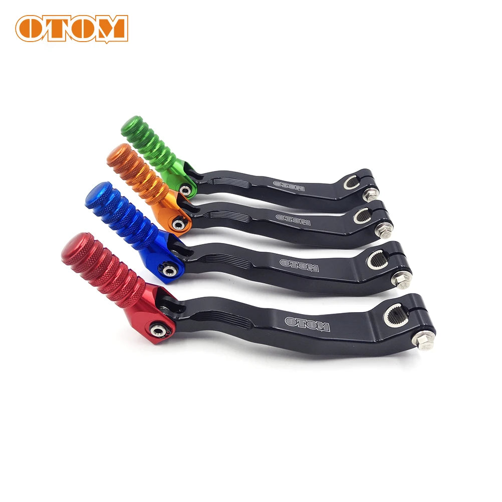 OTOM NC250 Gear Lever Motorcycle CNC Aluminum Folding Gear Shift Lever For ZONGSHEN KAYO ATV Pit Dirt Bike Gear Levers Motocross
