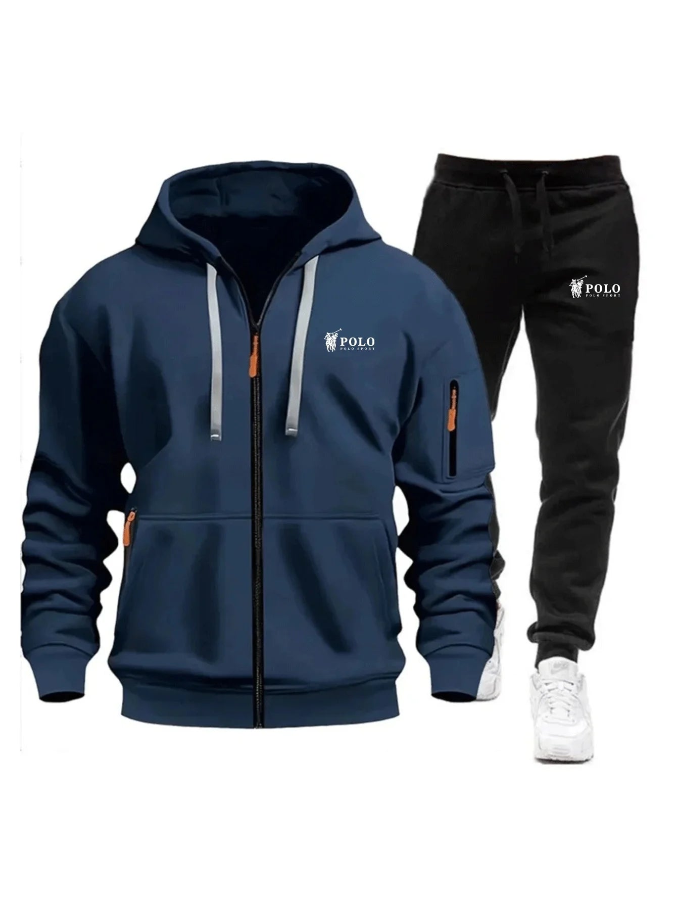 Zipper Sweatshirt Suit Sweatshirts for Men Daily Casual Hoodies Pants High Quality 2026 Sports Tracksuit Jogging Men's Clothing
